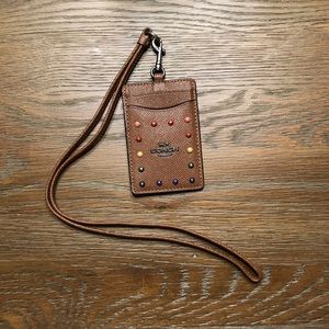 Coach Lanyard ID Card Case